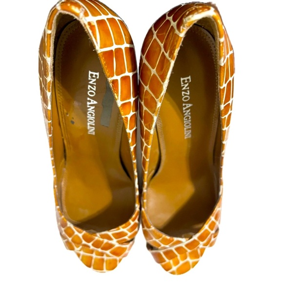 Enzo Angiolini Peep Toe Stilettos Size 7M, Vintage - Picture 7 of 7